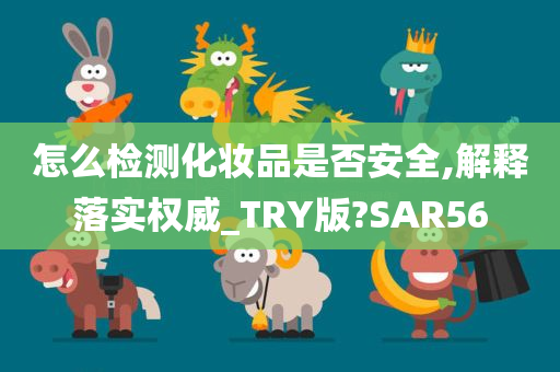 怎么检测化妆品是否安全,解释落实权威_TRY版?SAR56