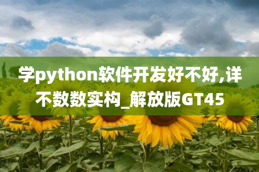 学python软件开发好不好,详不数数实构_解放版GT45