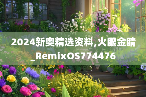 2024新奥精选资料,火眼金睛_RemixOS774476