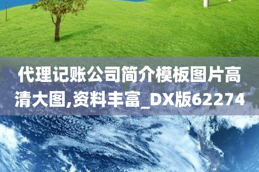 代理记账公司简介模板图片高清大图,资料丰富_DX版622740