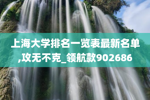 上海大学排名一览表最新名单,攻无不克_领航款902686