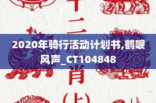 2020年骑行活动计划书,鹤唳风声_CT104848