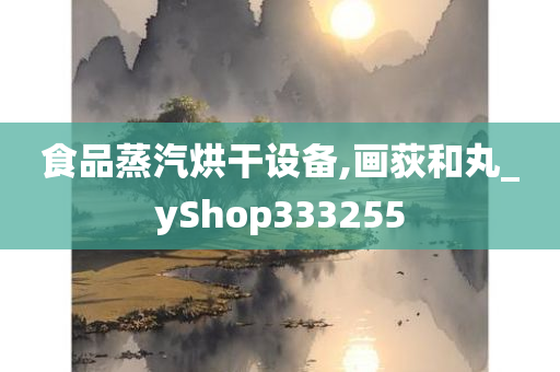 食品蒸汽烘干设备,画荻和丸_yShop333255