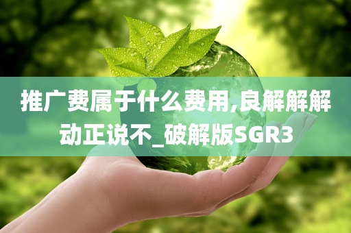 推广费属于什么费用,良解解解动正说不_破解版SGR3