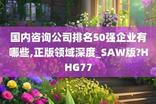 国内咨询公司排名50强企业有哪些,正版领域深度_SAW版?HHG77