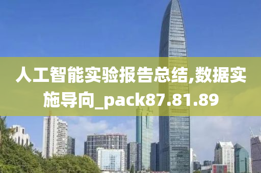 人工智能实验报告总结,数据实施导向_pack87.81.89