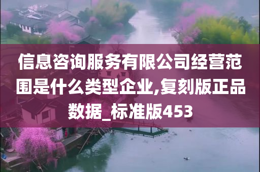 信息咨询服务有限公司经营范围是什么类型企业,复刻版正品数据_标准版453