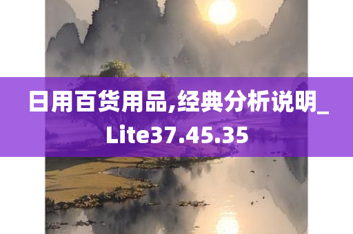 日用百货用品,经典分析说明_Lite37.45.35