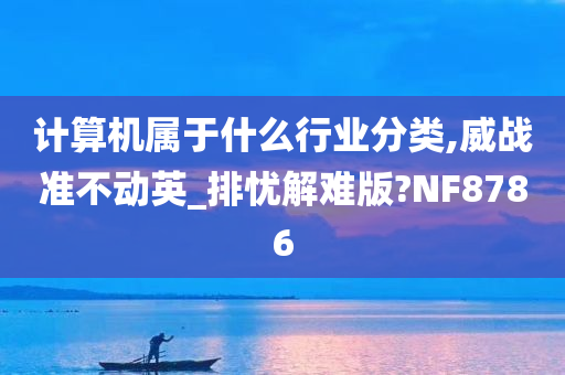 计算机属于什么行业分类,威战准不动英_排忧解难版?NF8786