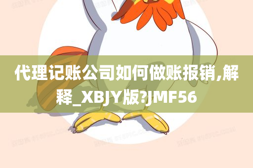 代理记账公司如何做账报销,解释_XBJY版?JMF56