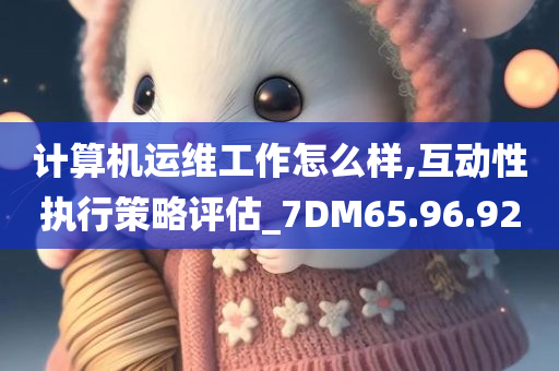 计算机运维工作怎么样,互动性执行策略评估_7DM65.96.92