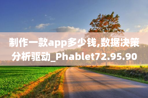 制作一款app多少钱,数据决策分析驱动_Phablet72.95.90