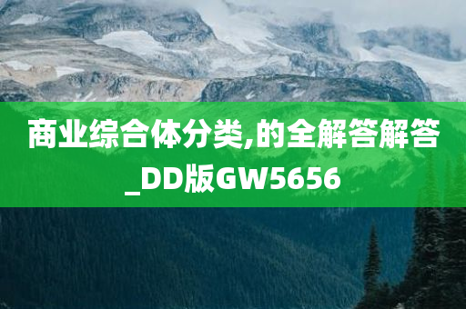 商业综合体分类,的全解答解答_DD版GW5656