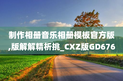 制作相册音乐相册模板官方版,版解解精析挑_CXZ版GD676