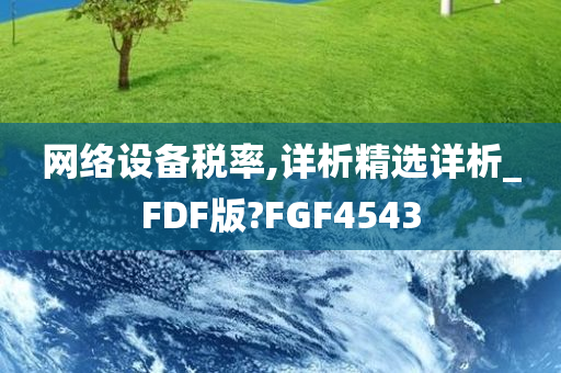 网络设备税率,详析精选详析_FDF版?FGF4543