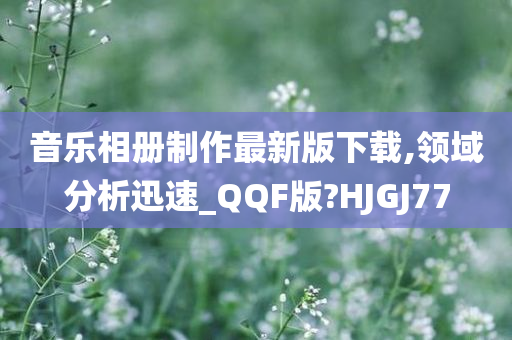 音乐相册制作最新版下载,领域分析迅速_QQF版?HJGJ77