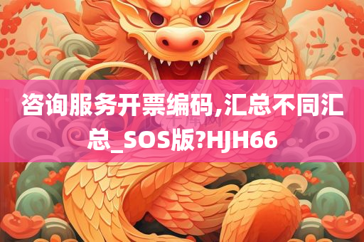 咨询服务开票编码,汇总不同汇总_SOS版?HJH66