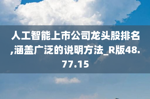 人工智能上市公司龙头股排名,涵盖广泛的说明方法_R版48.77.15