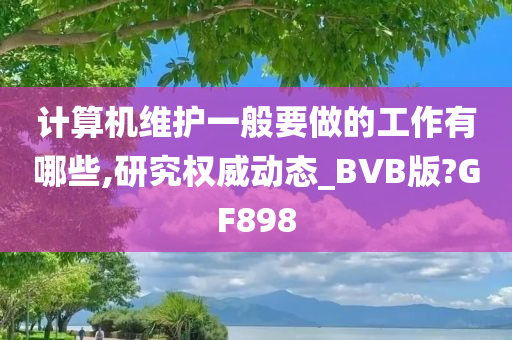 计算机维护一般要做的工作有哪些,研究权威动态_BVB版?GF898